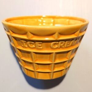 Vintage Ice Cream Bowl Waffle Cone Cup Made in Japan by FTDA